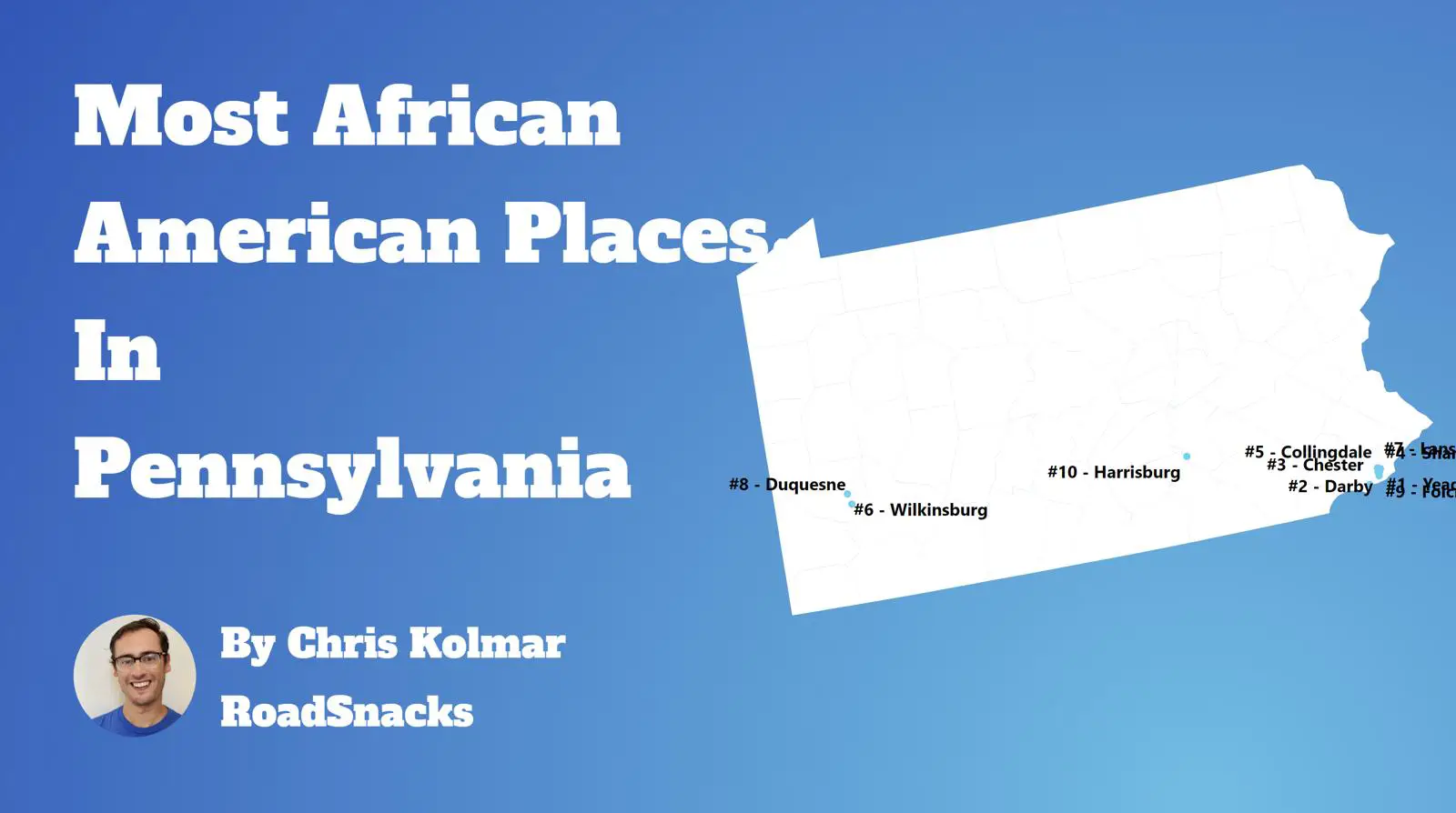 Cities With Highest Black Population In Pennsylvania Map