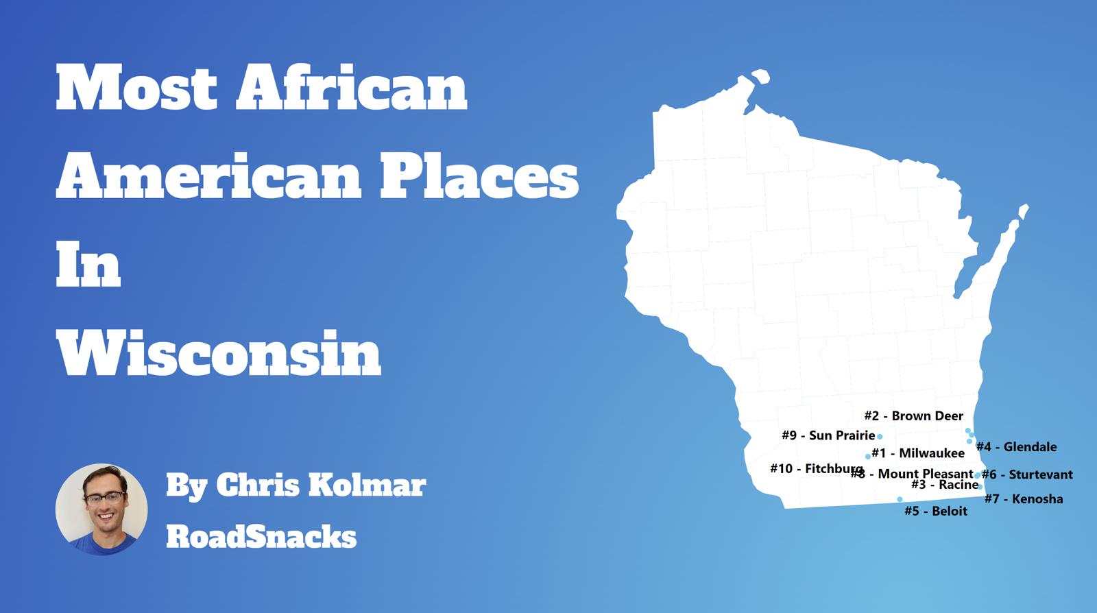 Cities With Highest Black Population In Wisconsin Map