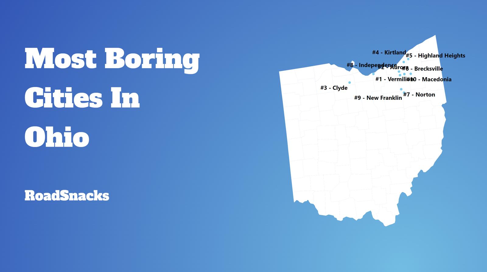 Most Boring Places In Ohio Map