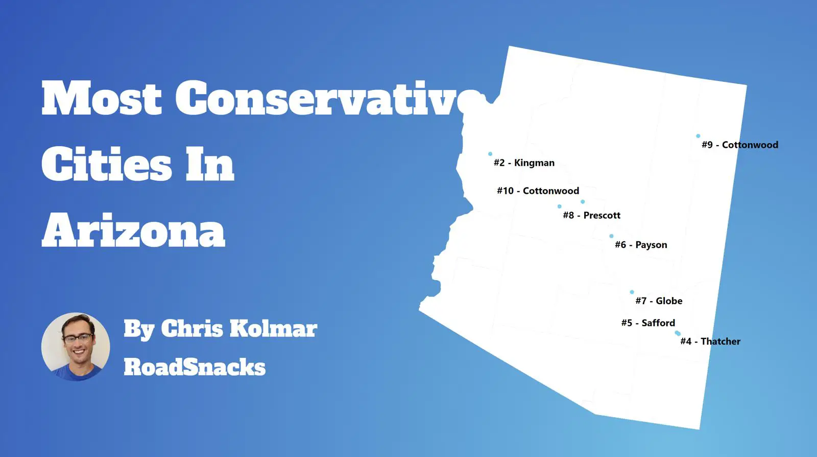 Most Conservative Cities In Arizona Map