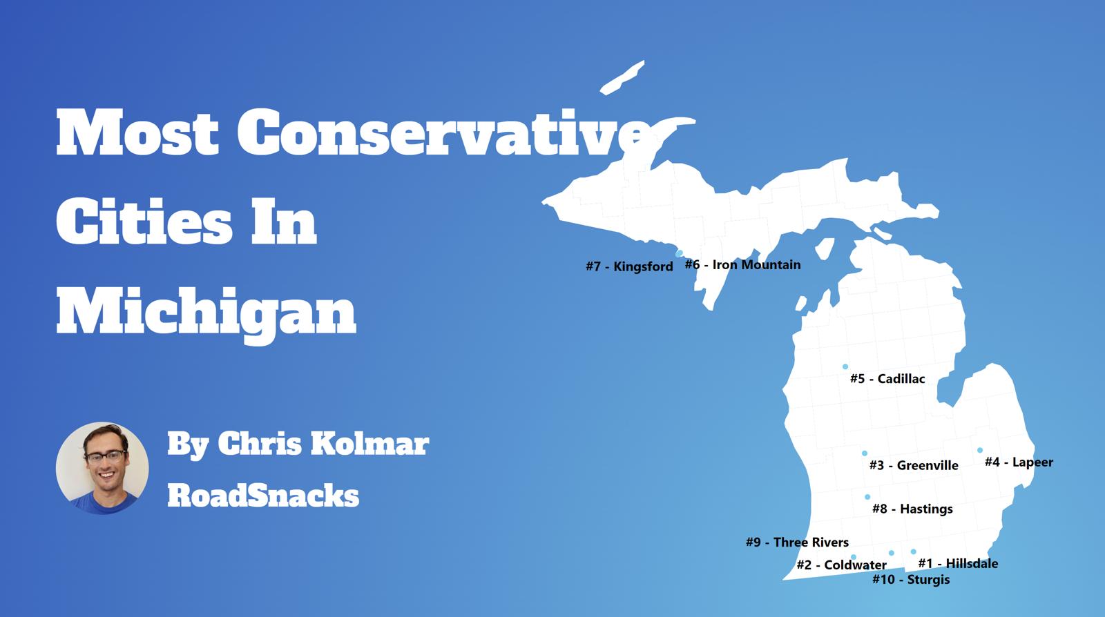 Most Conservative Cities In Michigan Map