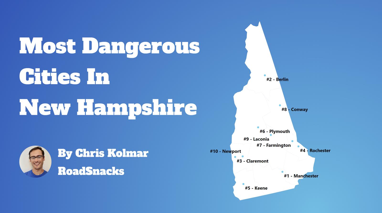 Most Dangerous Cities In New Hampshire Map