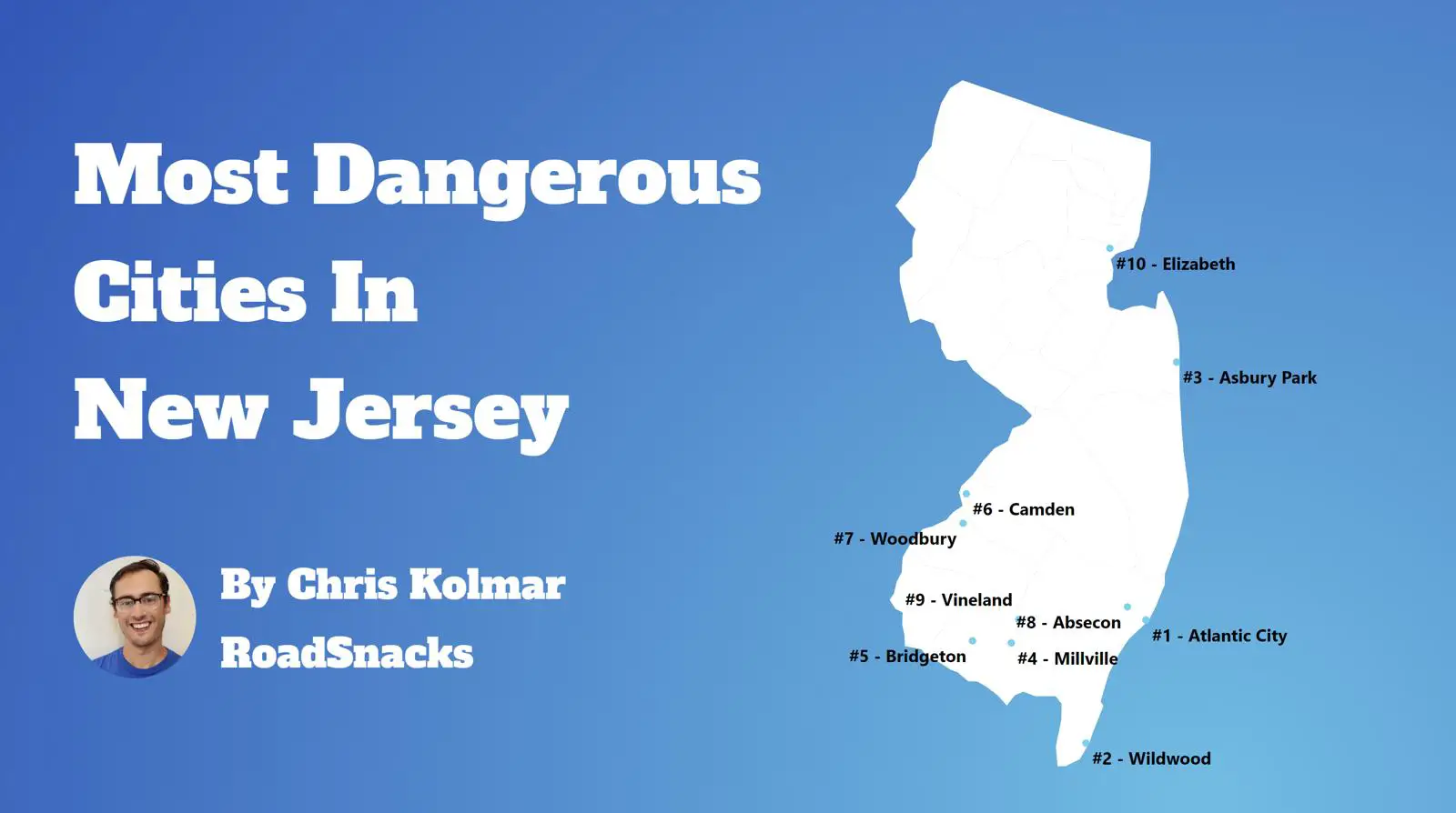 Most Dangerous Cities In New Jersey Map