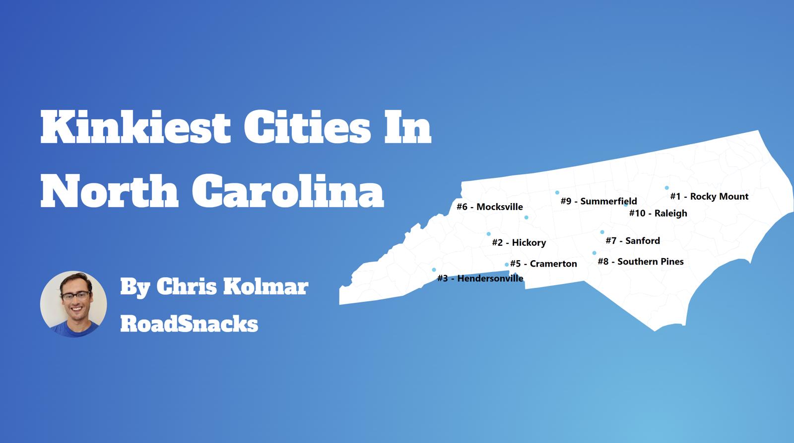 Kinkiest Cities In North Carolina Map