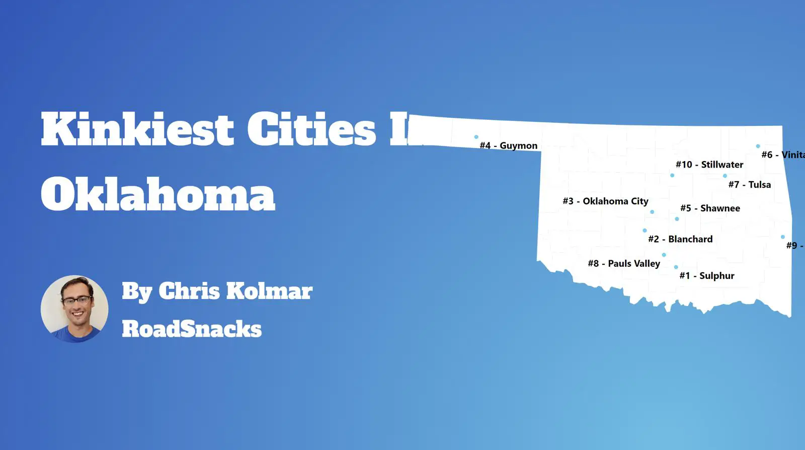 Kinkiest Cities In Oklahoma Map