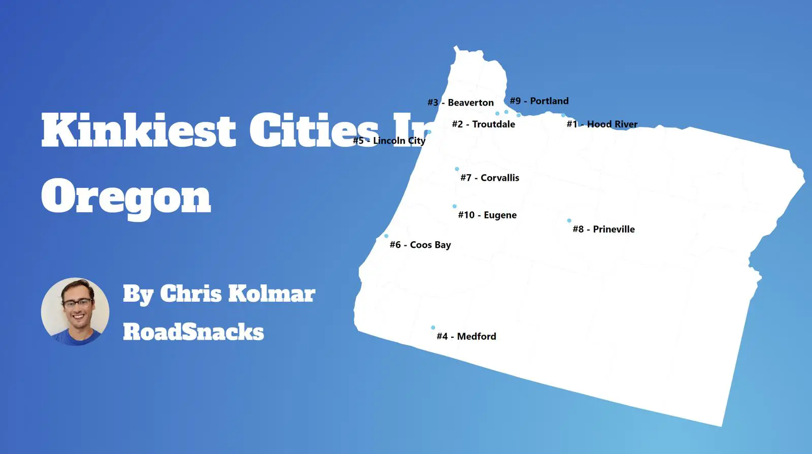 Kinkiest Cities In Oregon Map