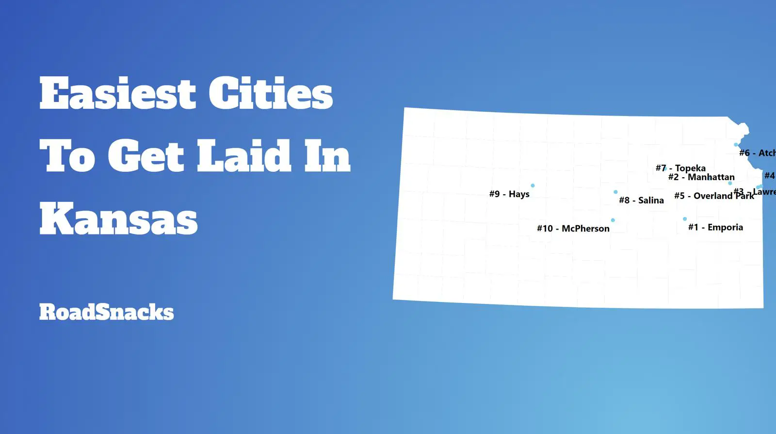 Places To Get Laid In Kansas Map