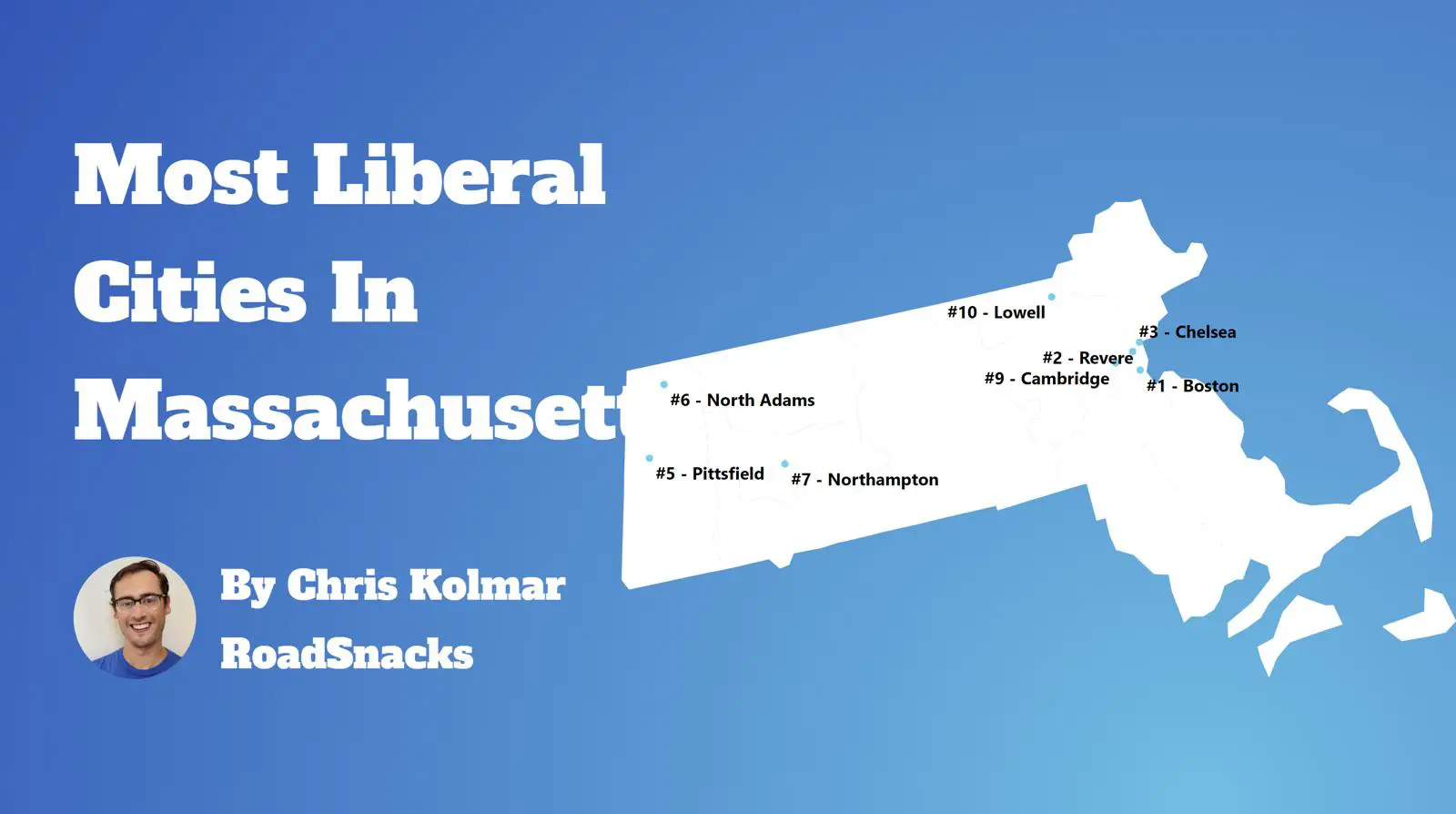 Most Liberal Cities In Massachusetts Map