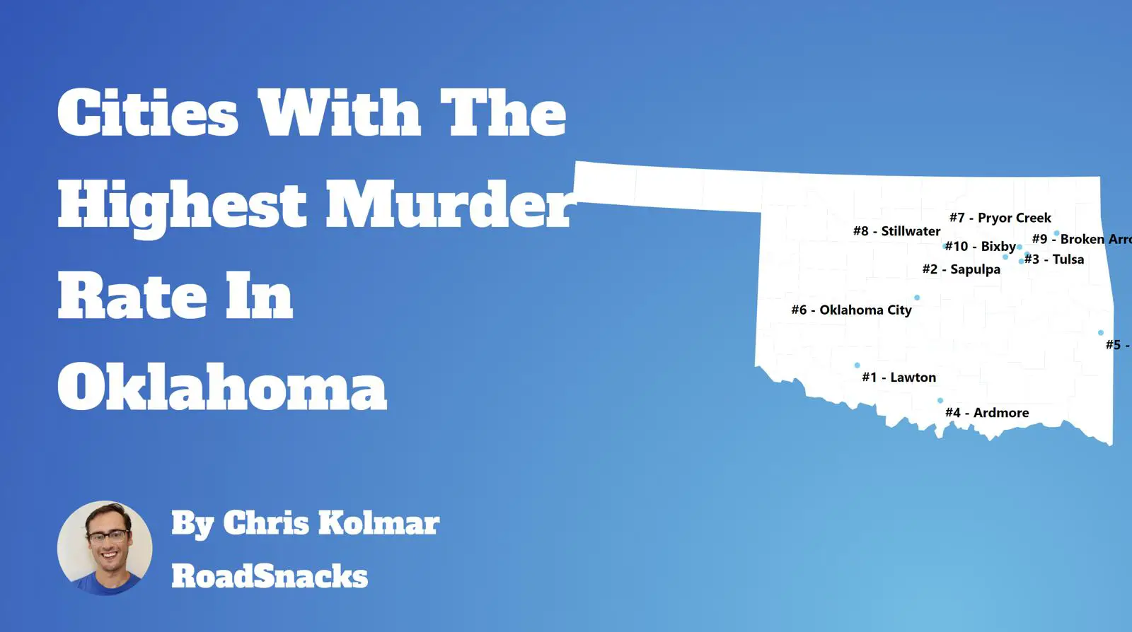 Cities With Highest Murder Rate In Oklahoma Map