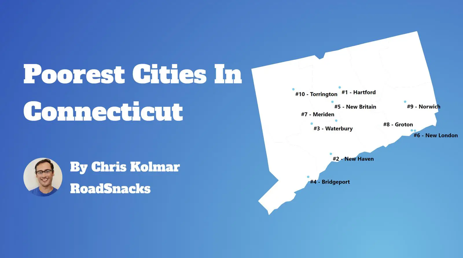 Poorest Places In Connecticut Map