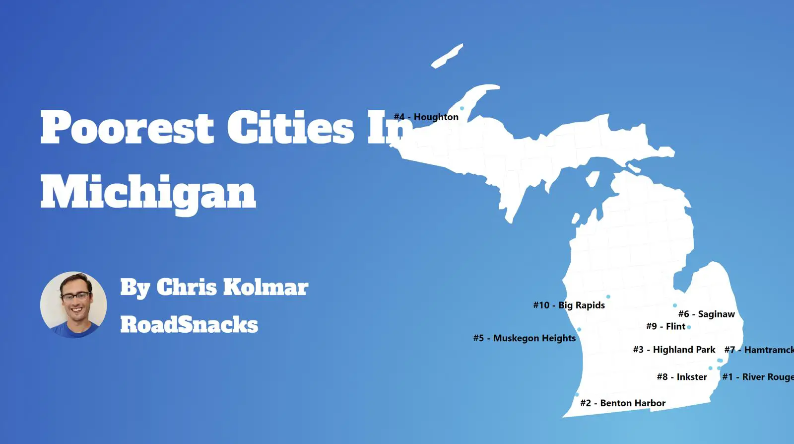 Poorest Places In Michigan Map