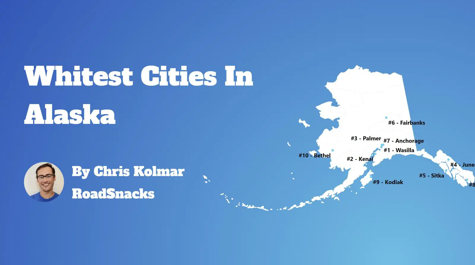 Cities With Highest White Population In Alaska Map