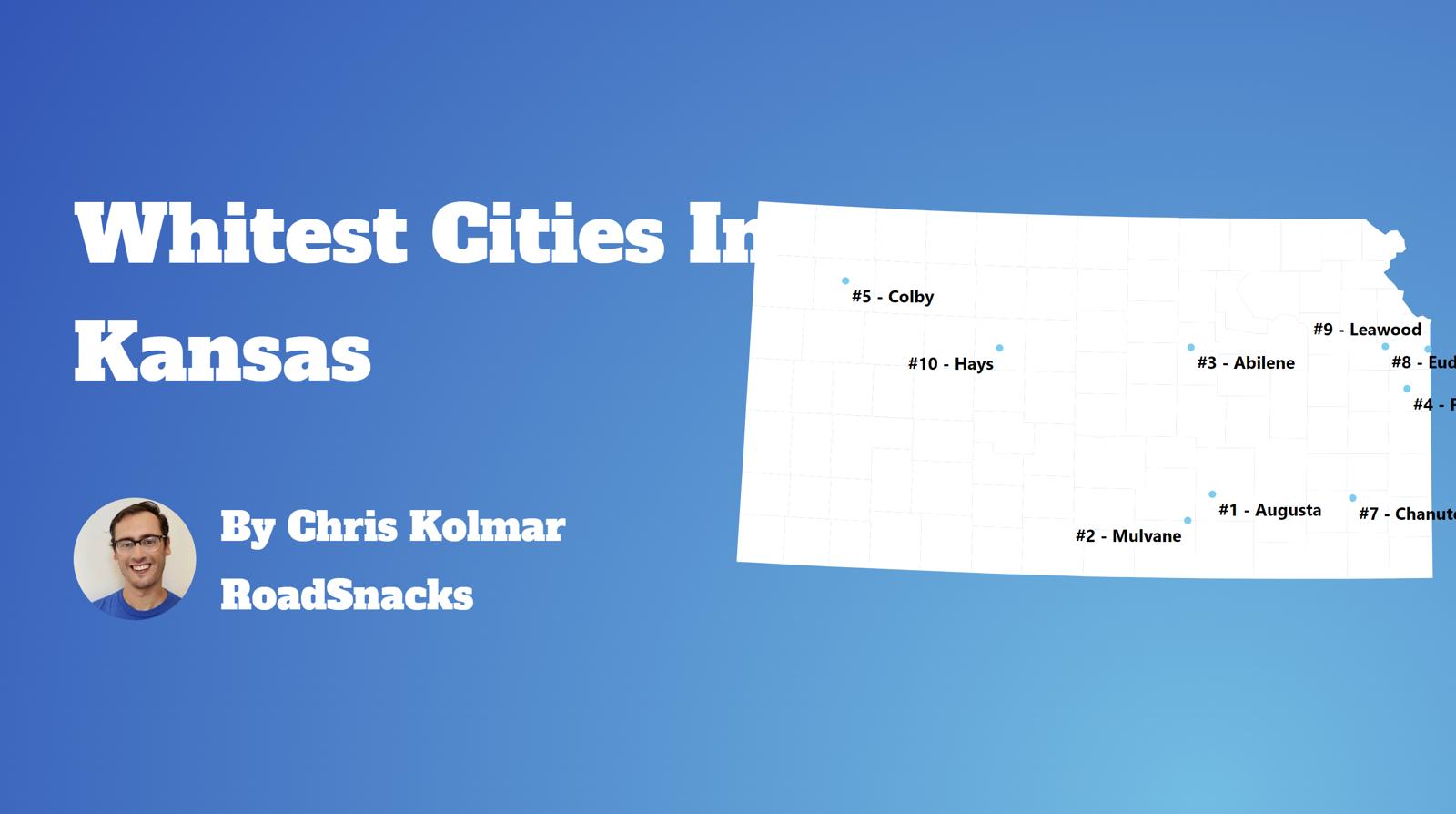 Cities With Highest White Population In Kansas Map