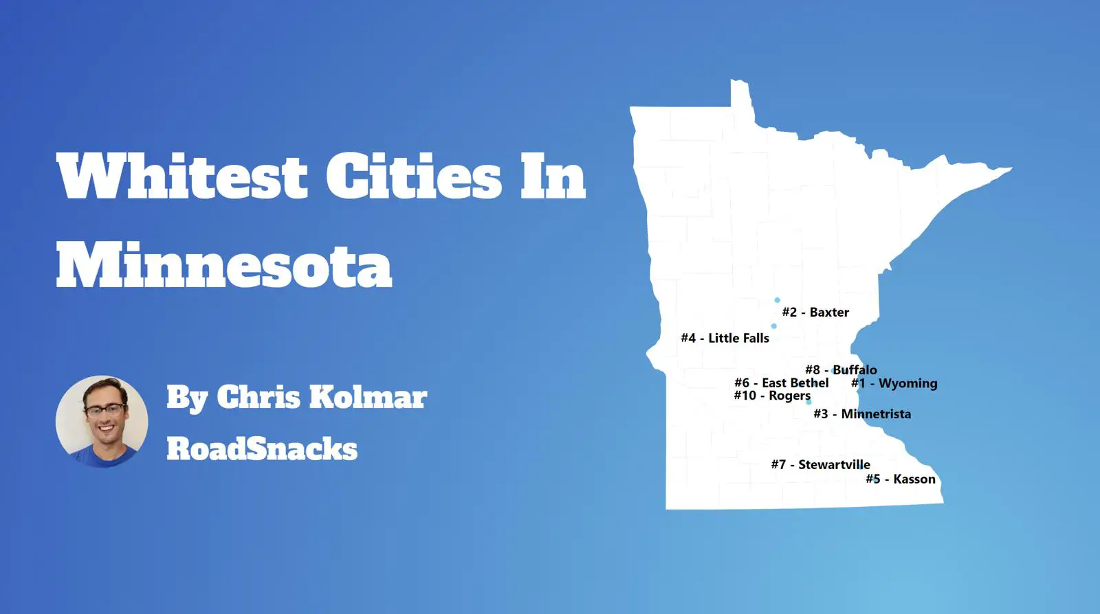 Cities With Highest White Population In Minnesota Map