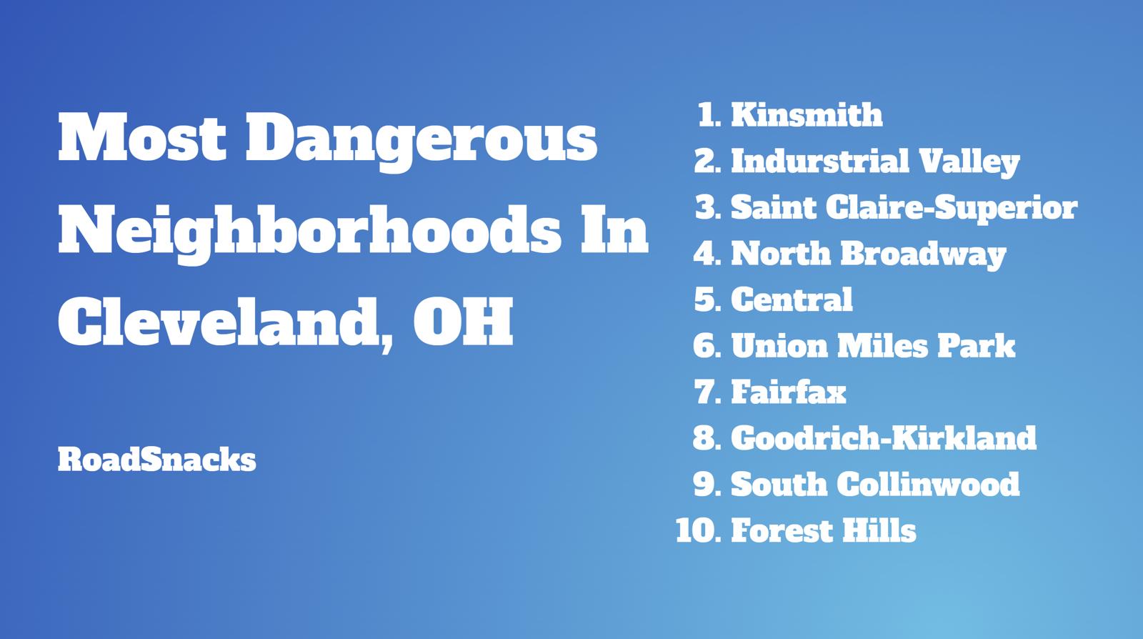 10 Most Dangerous Neighborhoods In Cleveland, OH [2025]